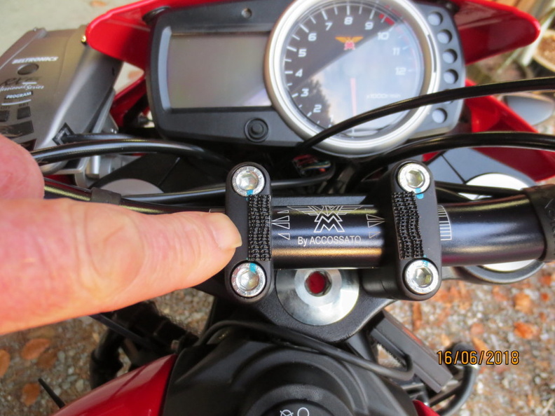 fitting the controller with dual lock controller.JPG